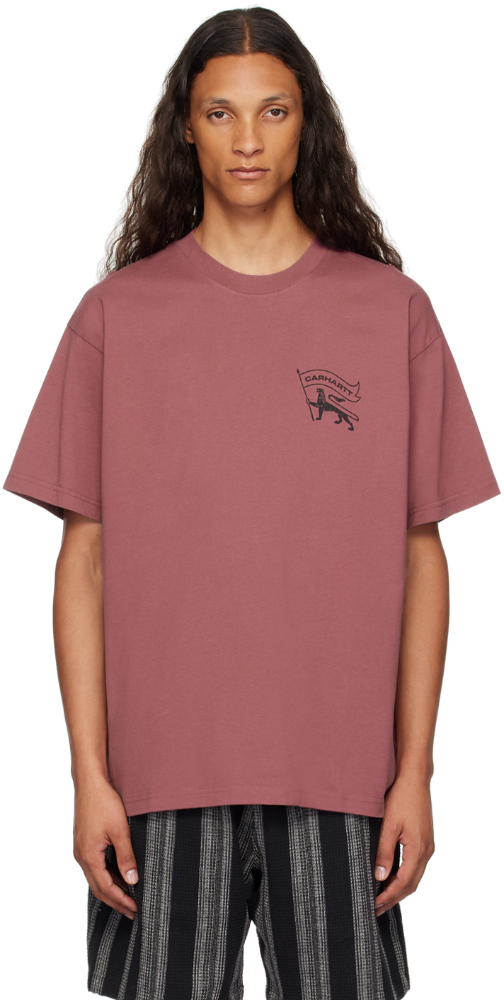 

Футболка с красной печатью Carhartt Work In Progress