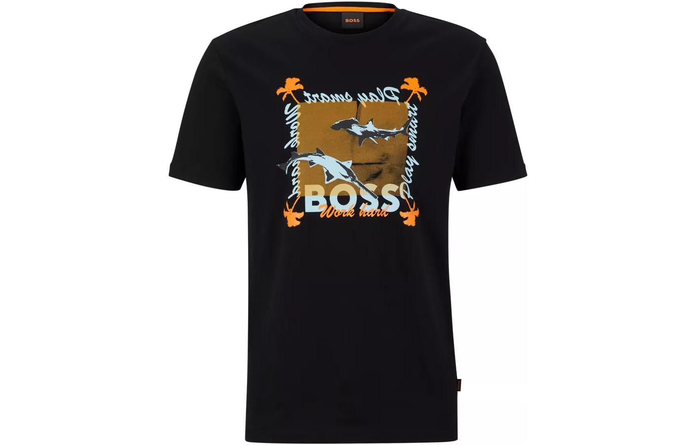 

HUGO BOSS Футболка мужская, черный