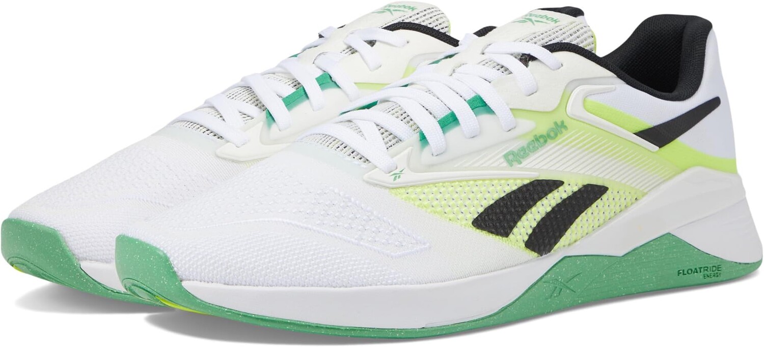 

Кроссовки Reebok Nano X4, цвет White/Yellow/Sport Green