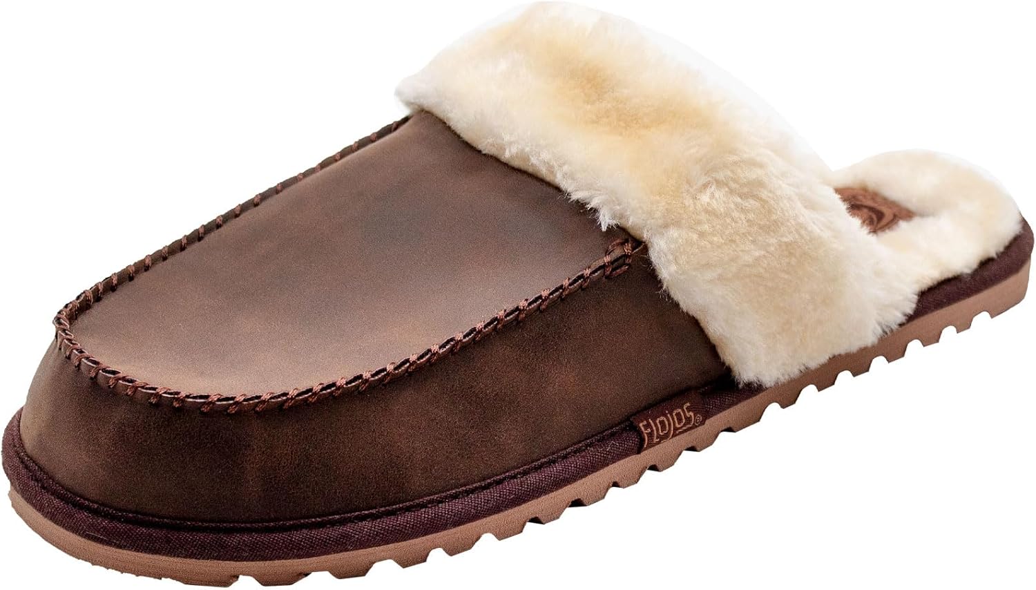 

Мужские тапочки Flojos Lynx с подкладкой из шерпы, коричневый