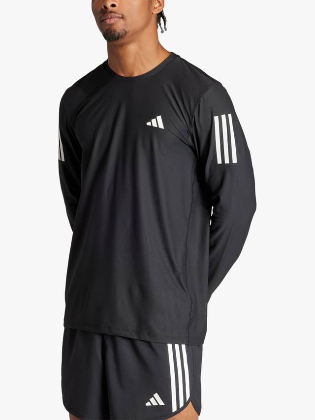 

Футболка спортивная с длинными рукавами Aeroready и светоотражающими деталями adidas, Black