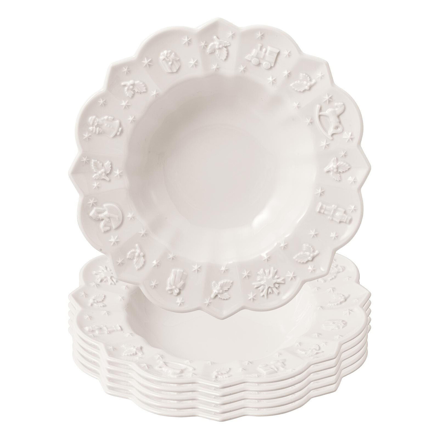 

Суповая тарелка Villeroy & Boch, 23,3 см, белый