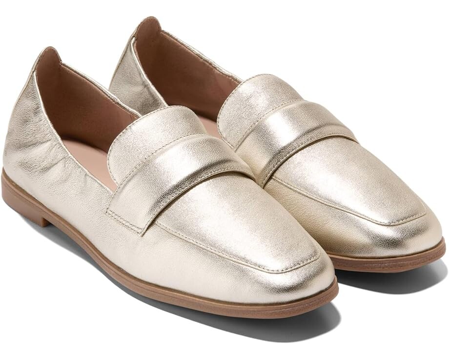 

Лоферы Cole Haan Trinnie Soft Loafers, цвет Soft Gold Leather