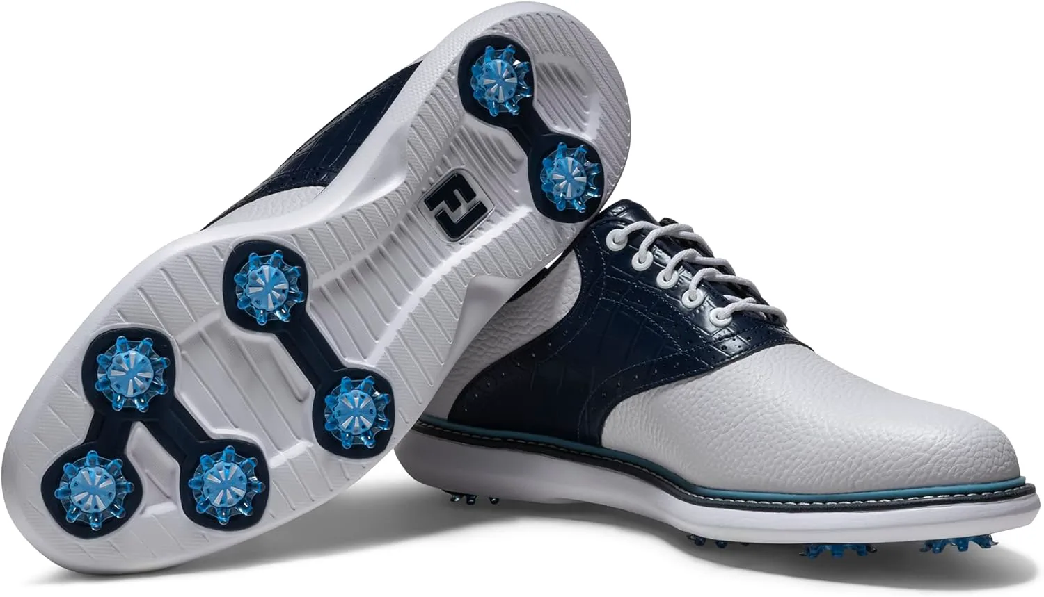 Мужские гольф-туфли FootJoy Traditions, белый — фото 4