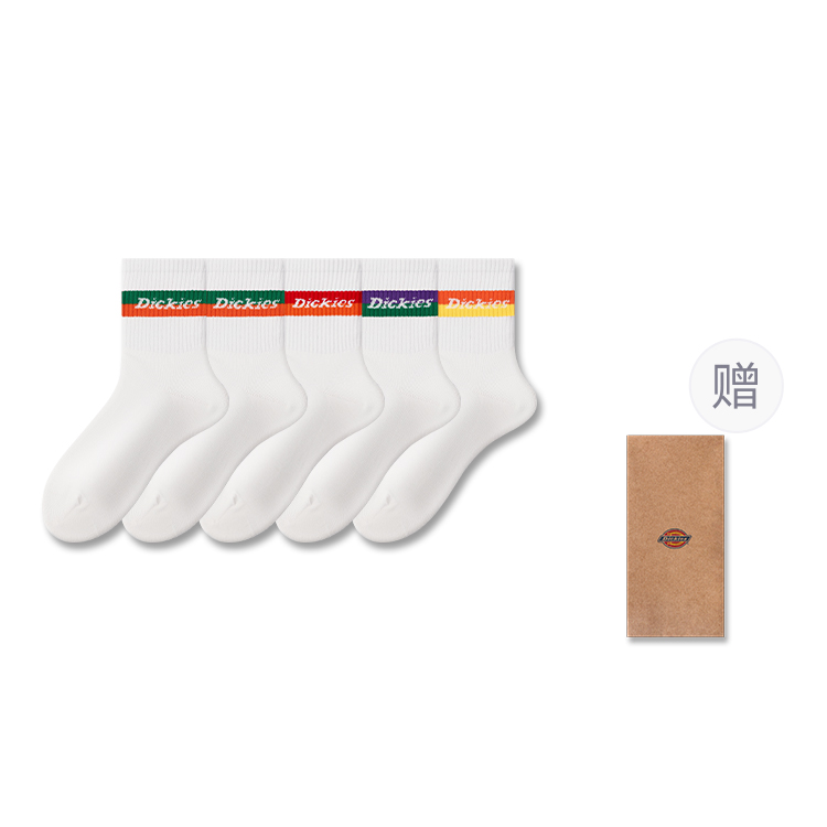 

Комплект унисекс носков Mid-Calf Dickies, оранжевый/фиолетовый/желтый