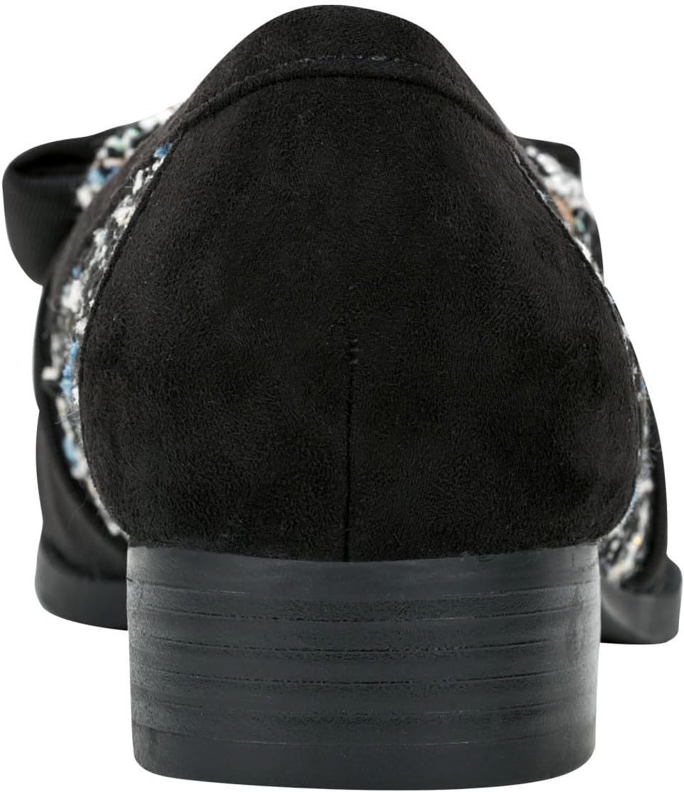 Лоферы Bandolino Lindio, цвет Black/White Boucle Multi — фото 4