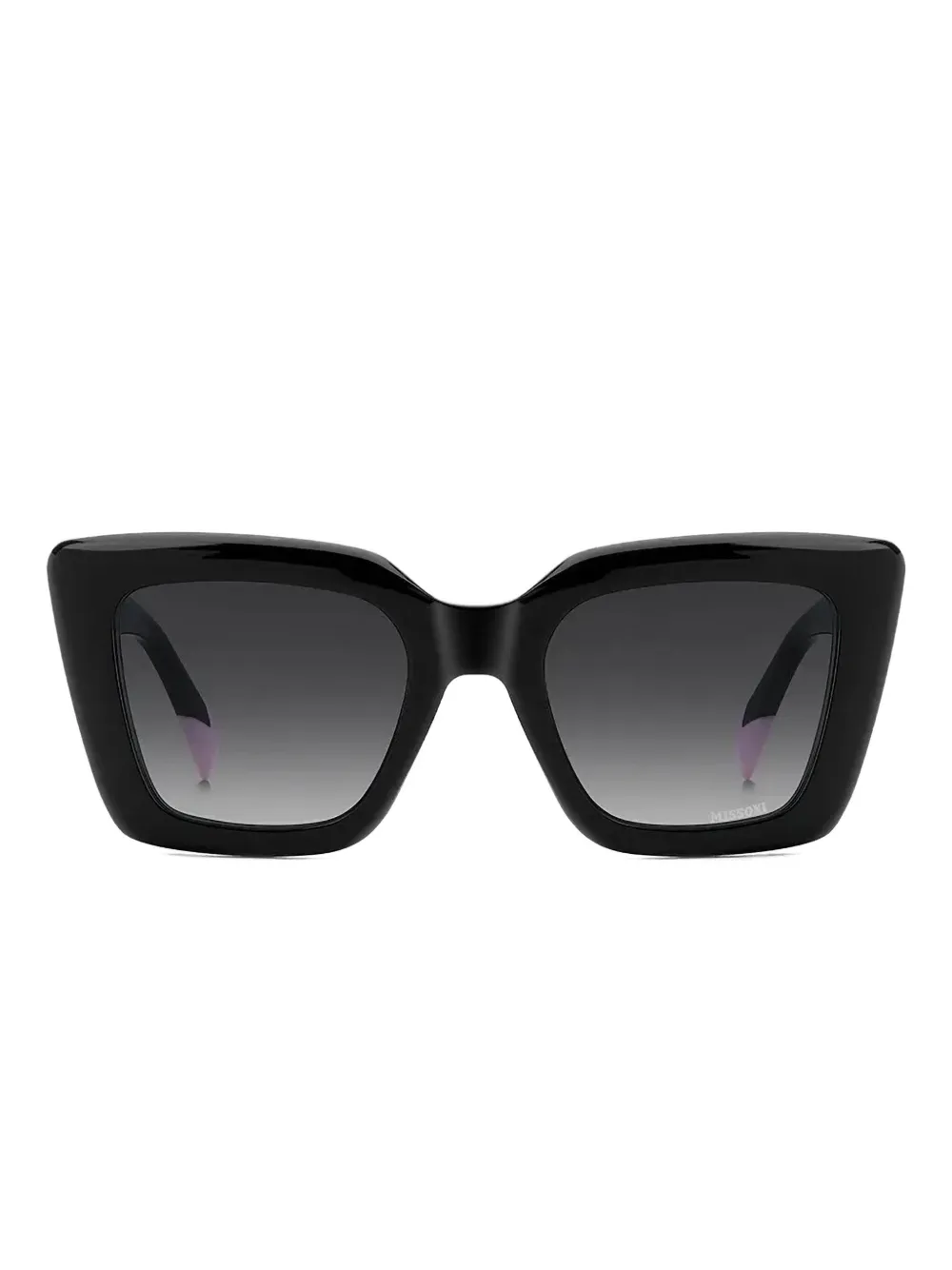 

Солнцезащитные очки в квадратной оправе MISSONI EYEWEAR, черный