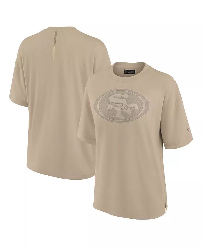 

Женская футболка цвета хаки San Francisco 49ers Elements Oversize Fanatics Signature