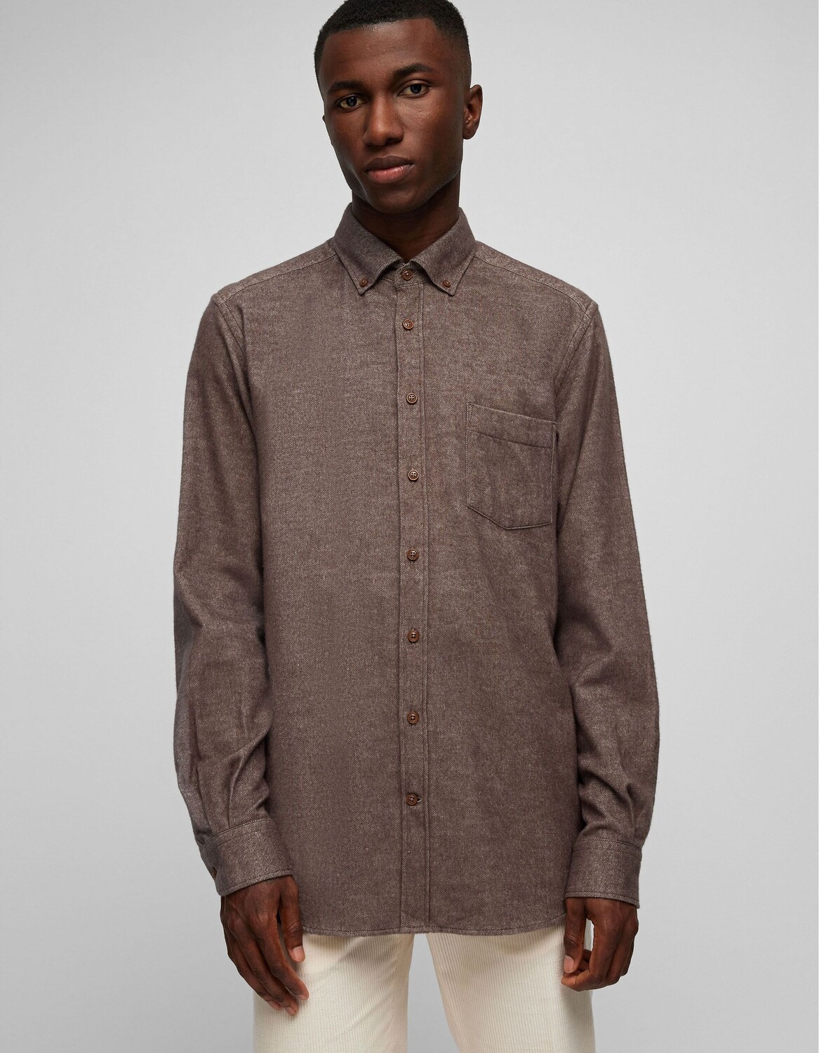 

Рубашка HECHTER PARIS Casual Flanell, цвет blackbrown