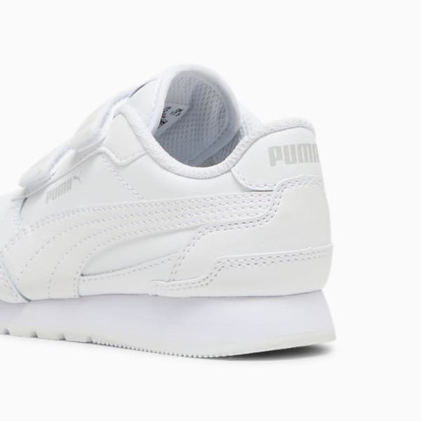Маленькие дети не любят кроссовки St Runner V4 Leather Puma, белый — фото 3