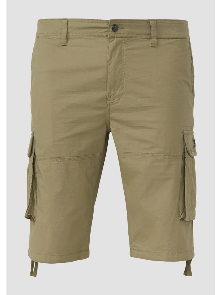 

s.Oliver Шорты Bermuda FILE in 7880_olivgrün