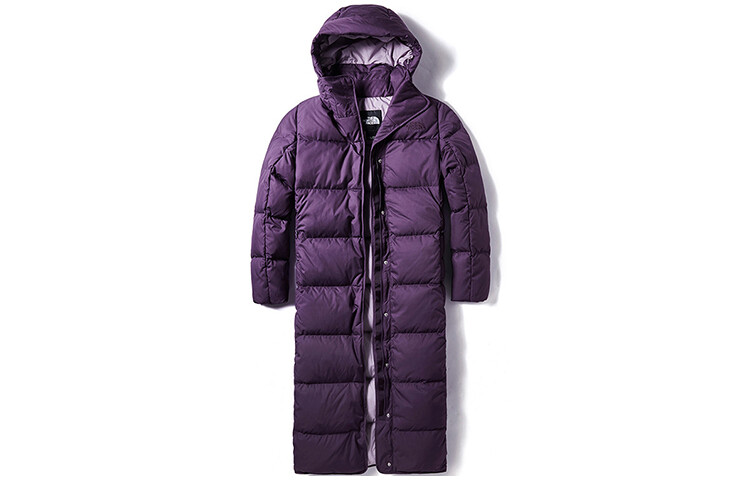 

Пуховик женский фиолетовый The North Face
