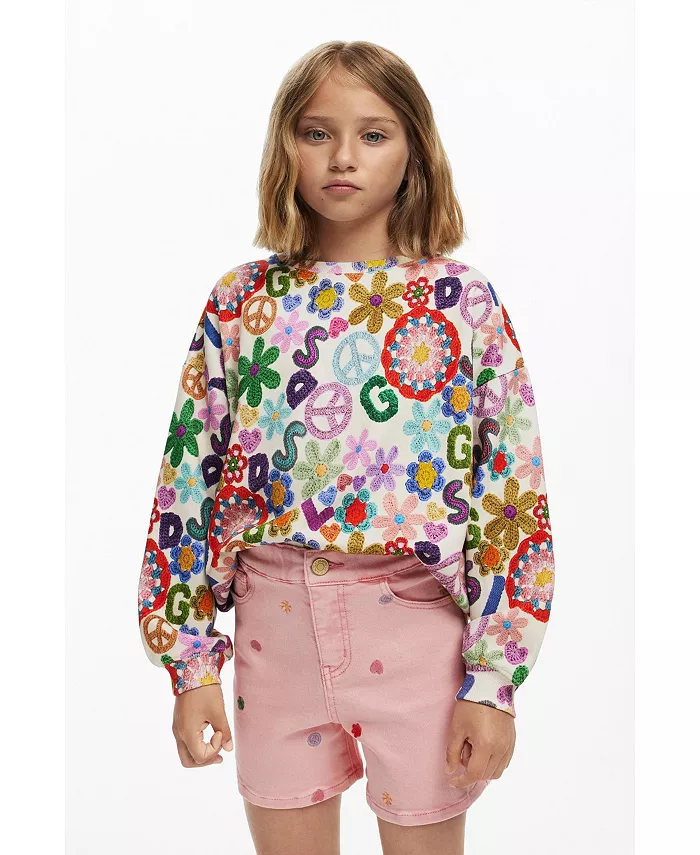 

Джинсовые шорты для девочек Girls's Desigual, розовый