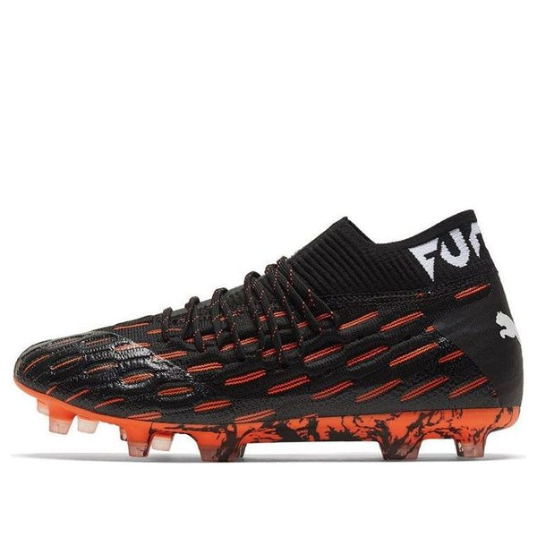 

Кроссовки future 6.1 netfit fg ag 'black shocking orange' Puma, черный