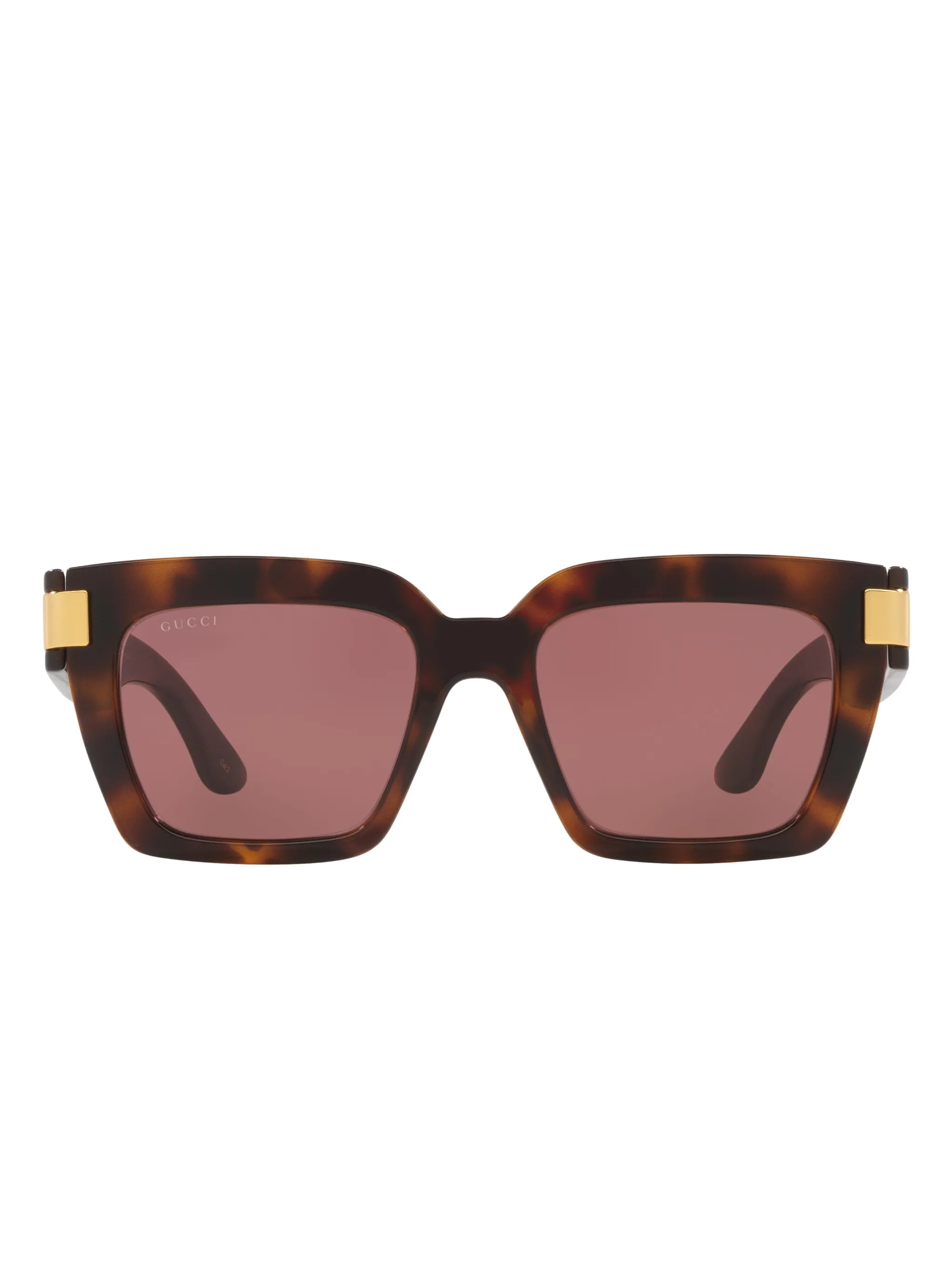 

Солнцезащитные очки GC002292 в оправе кошачий глаз Gucci Eyewear, коричневый