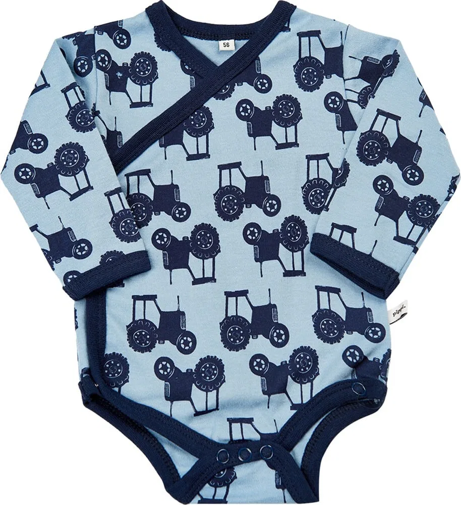 Боди детский с принтом, Pippi Babywear, синий — фото 3