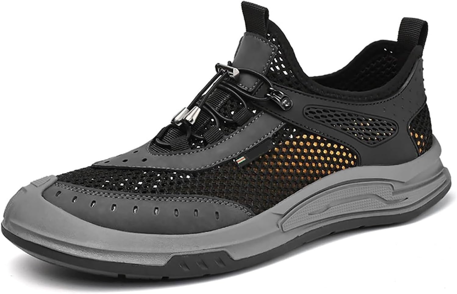 

Мужские походные кроссовки для активного отдыха на улице, летние сандалии, дышащая сетка, легкие кроссовки, повседневные, «босоножки», обувь для пляжа, перехода по воде, плавания и рыбалки Generic, черный