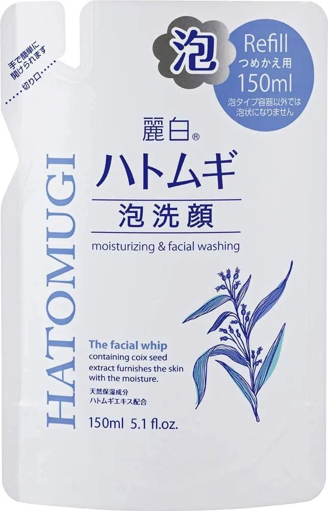 Пенка для умывания Li Bai — Гель- Reihaku Pigeon Barley Foam Face Wash, , белый, 150 мл