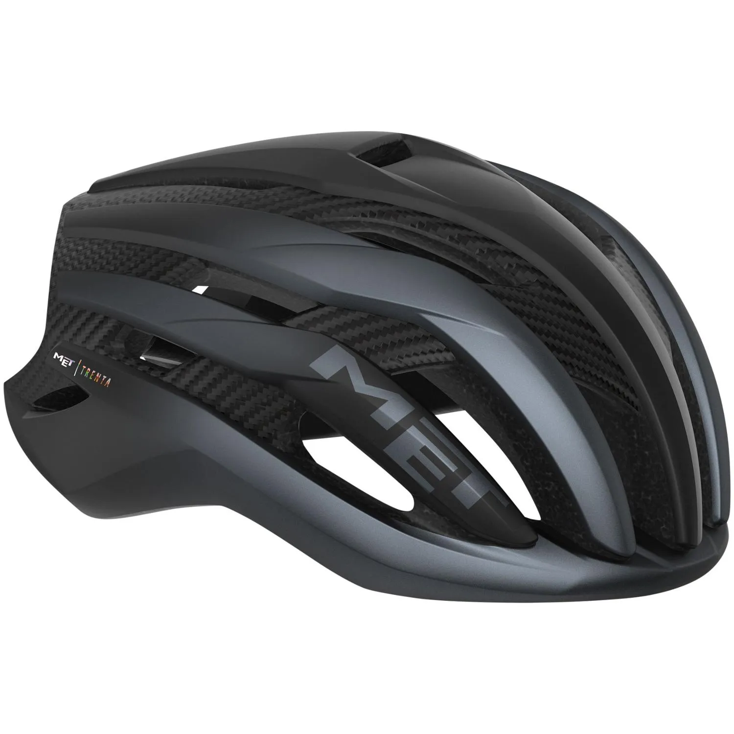 

MET Trenta 3K Carbon Mips Велосипедный шлем MET, Black/Matt