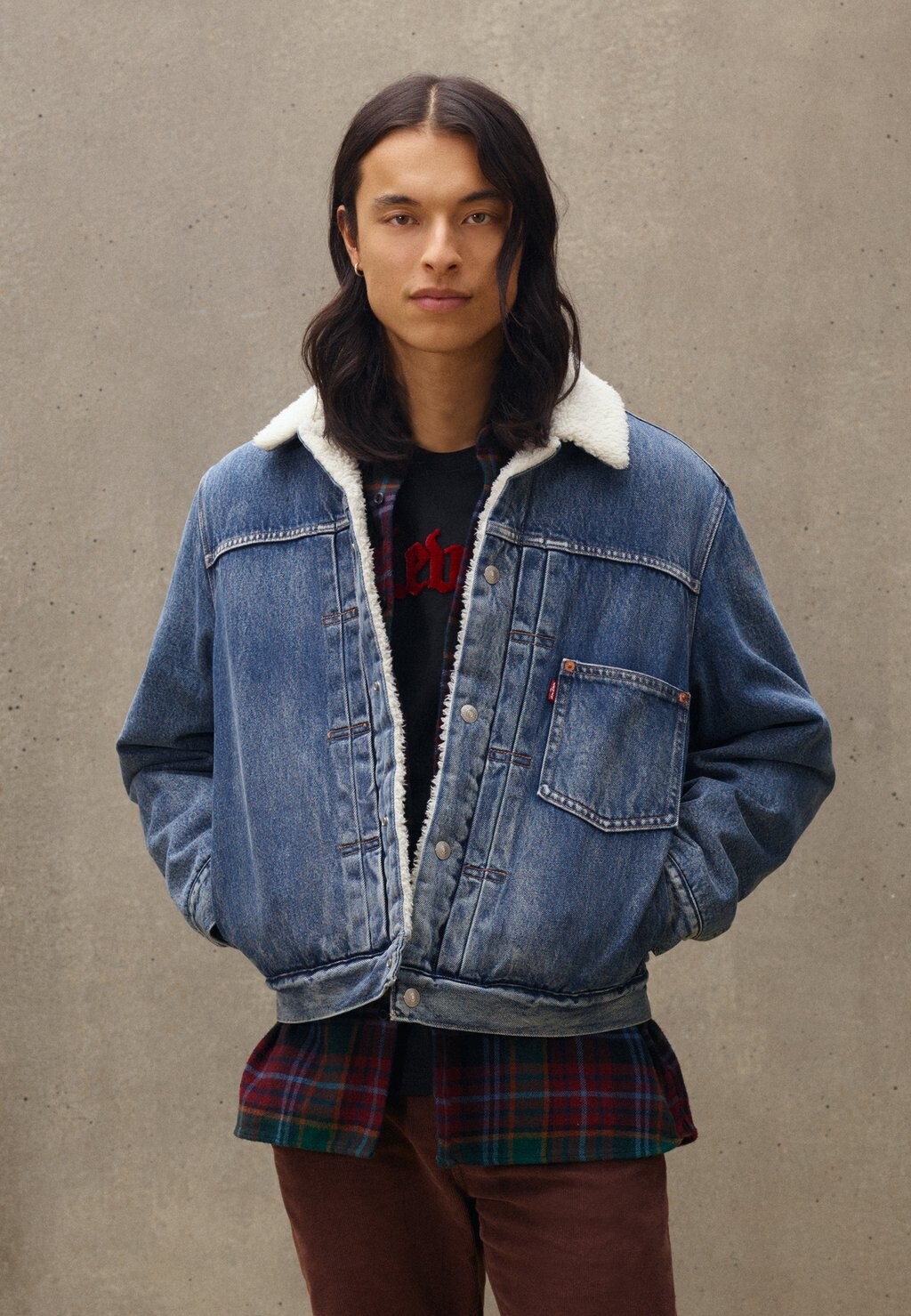 

Зимняя куртка Levi's TYPE 1 TRUCKER UNISEX, цвет fall break