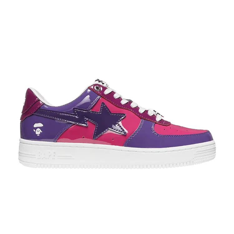 

Кроссовки BAPE Bapesta Low M1 'Color Camo Combo - Purple', фиолетовый