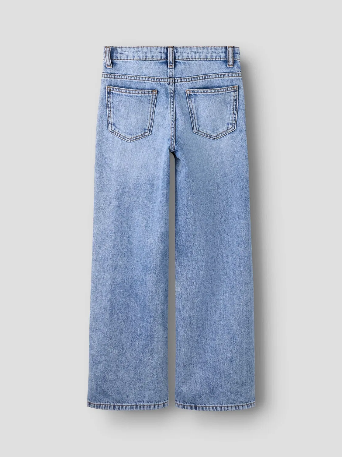 Джинсы с широкой штаниной, Name it, medium blue denim — фото 2