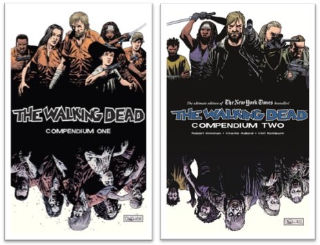 

The Walking Dead Compendium ONE & TWO Set (WALKING DEAD): (WALKING DEAD Volume 1 & 2) by Robert Kirkman (The Walking Dead) (Image Comics)
