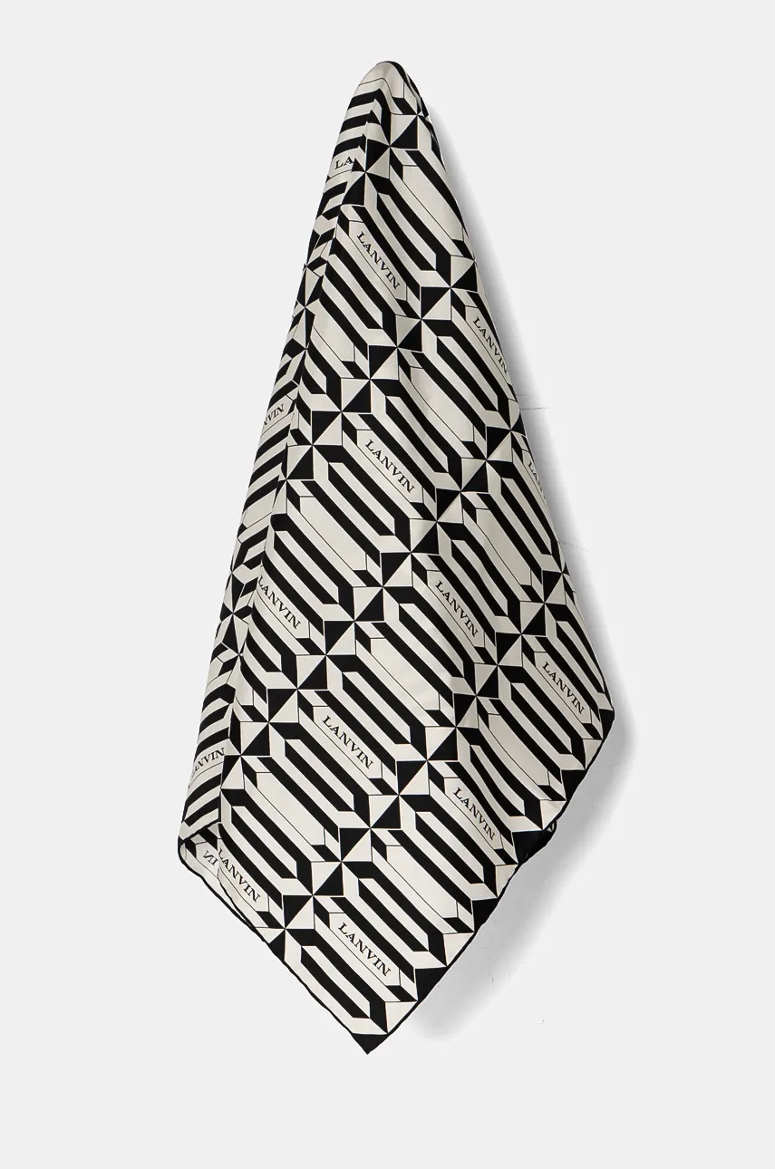 

Шелковая шаль Lanvin, черный