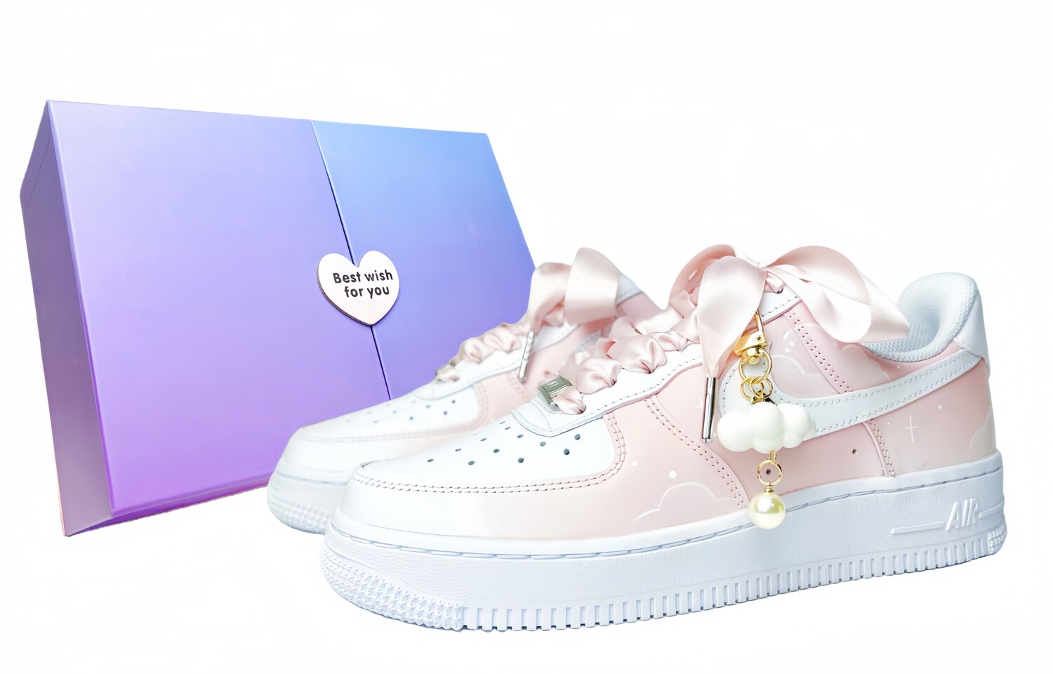 

Женские кроссовки для скейтбординга Nike Air Force 1, Pink