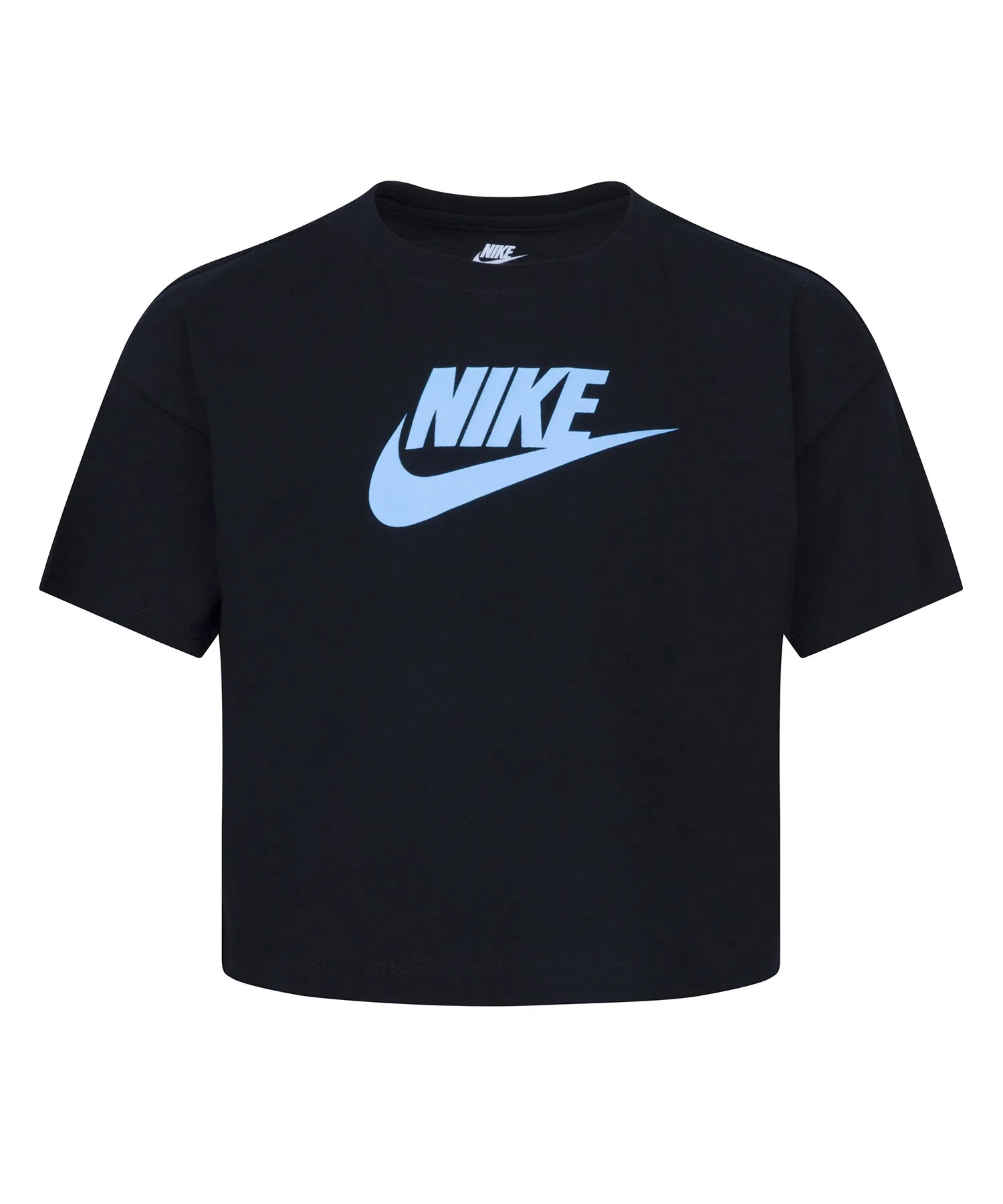 Детская футболка с логотипом NIKE CLUB BOXY чёрный