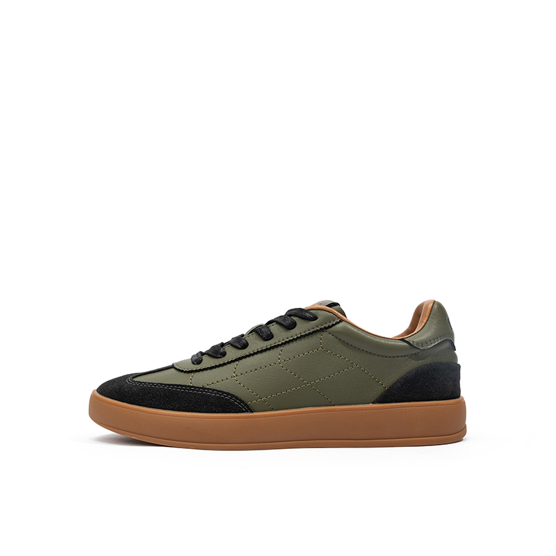

Lee Cooper Скользоустойчивые износостойкие легкие мужские лоу-топ скейтборд-кроссовки Army Green, цвет Army Green