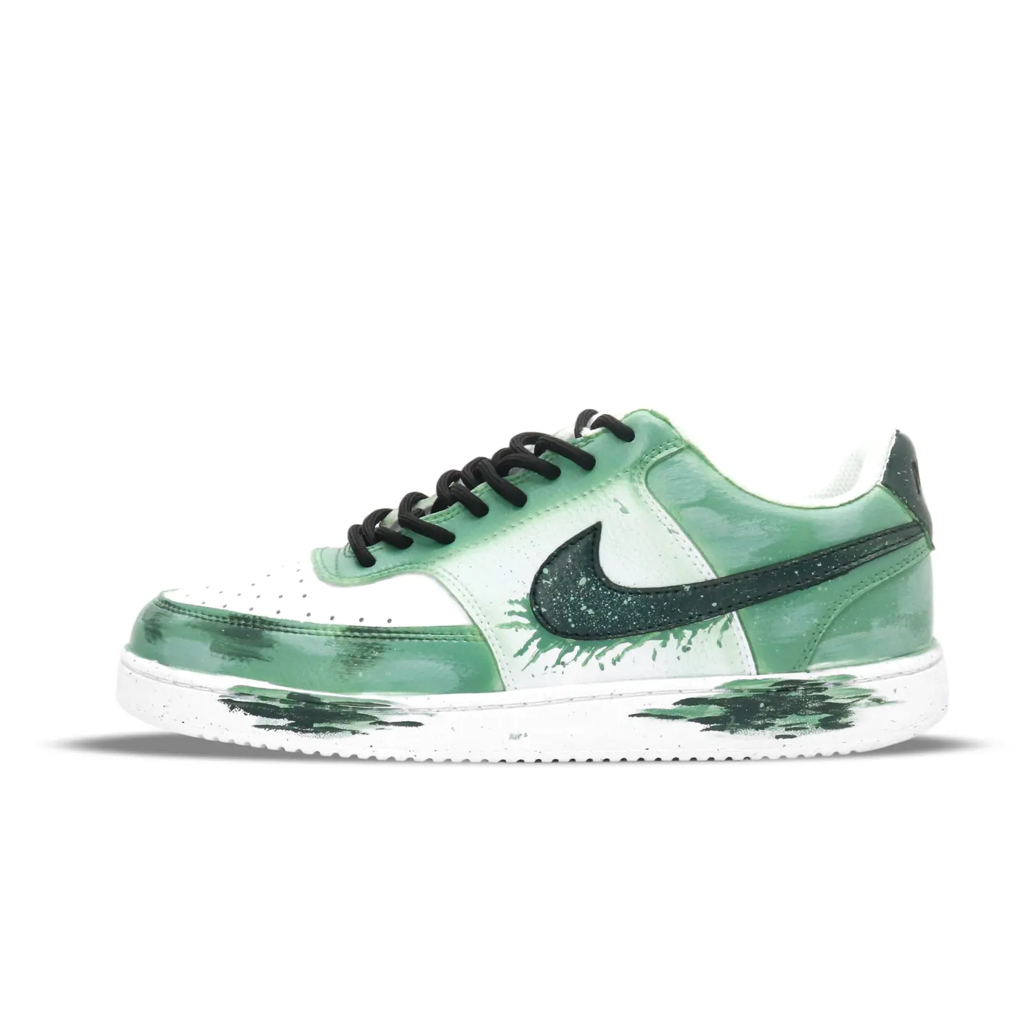

Nike Легкие и дышащие низкие кроссовки для скейтбординга Court Vision 1 Moss Vibrations, мужские, белые, зеленые