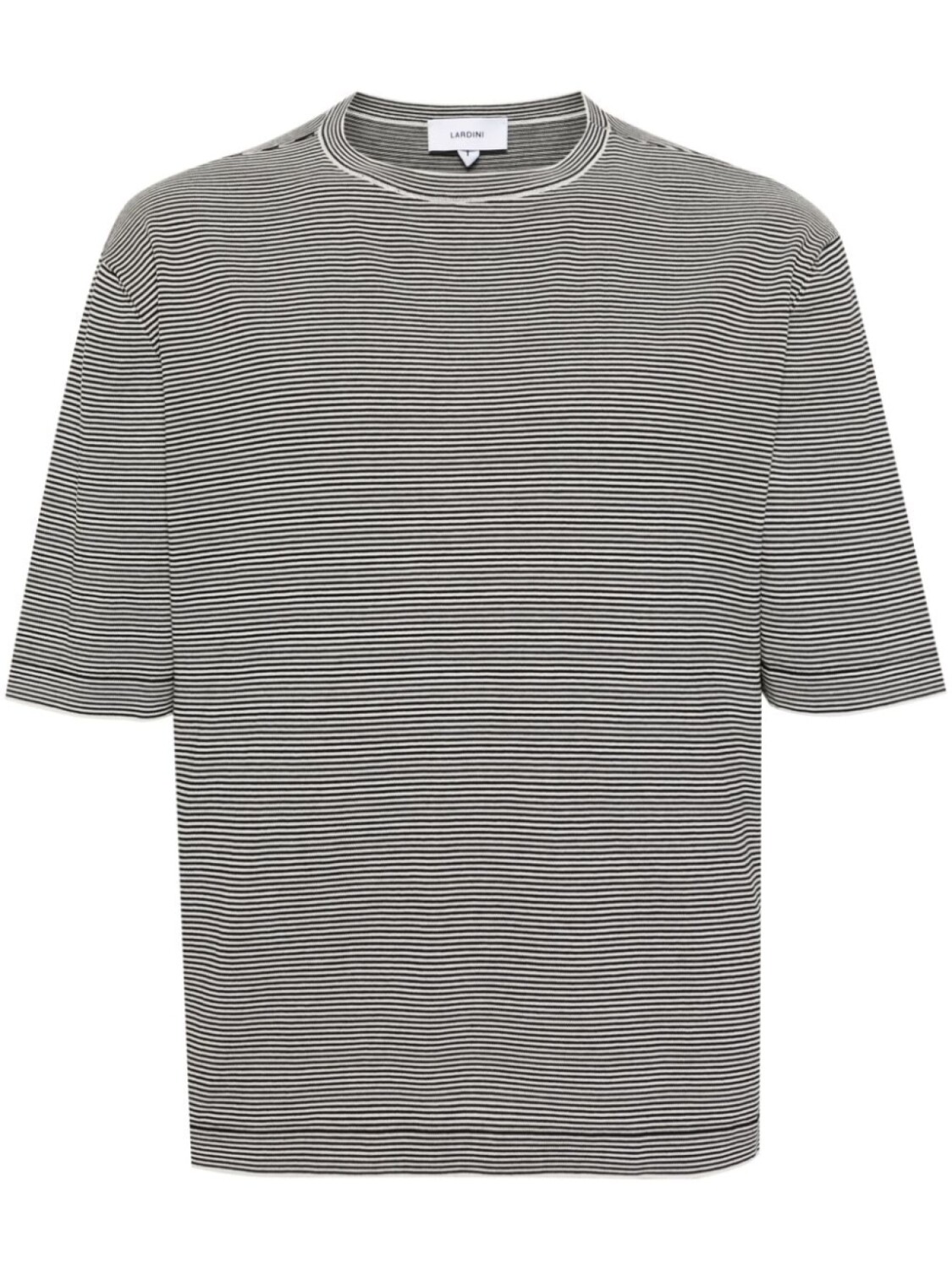 

Lardini футболка в полоску, белый