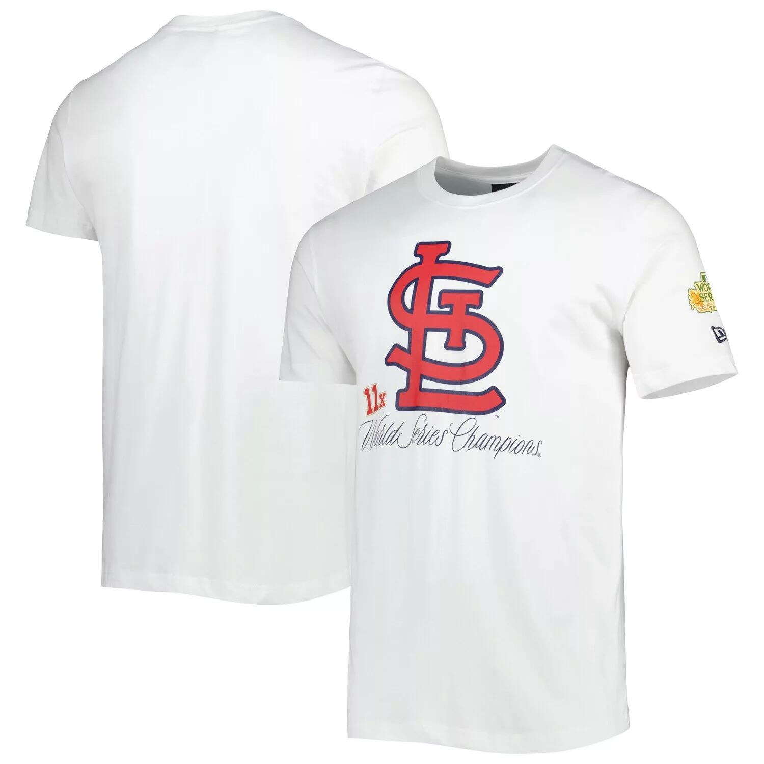 

Мужская белая футболка St. Louis Cardinals Historical Championship New Era, Белый, Мужская белая футболка St. Louis Cardinals Historical Championship New Era