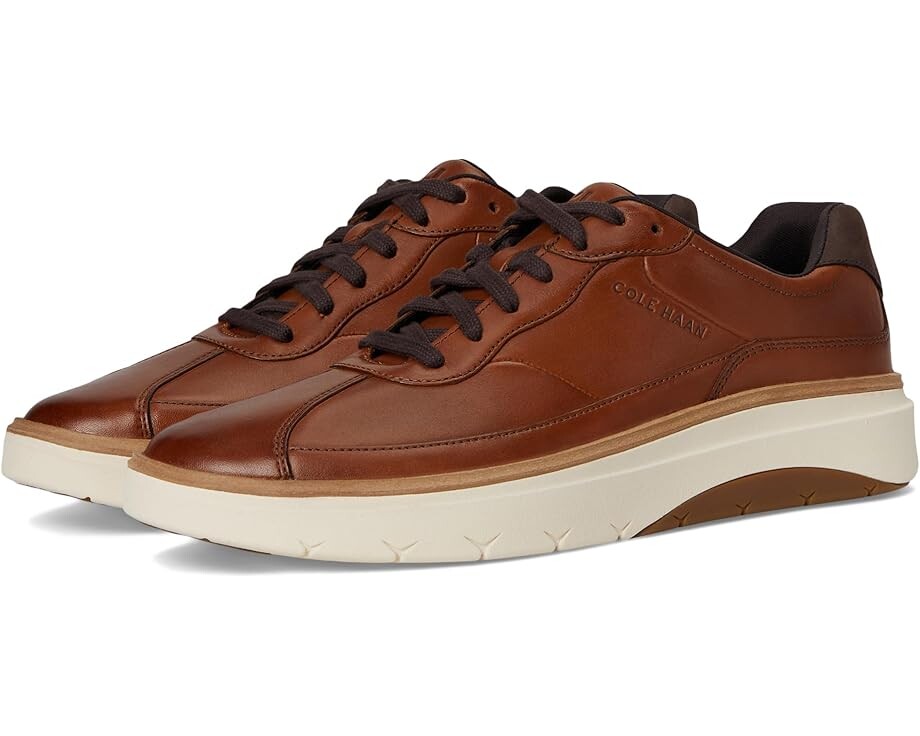 

Кроссовки Cole Haan Grandpro Featherarc Bike Toe Sneakers, цвет British Tan/Ivory