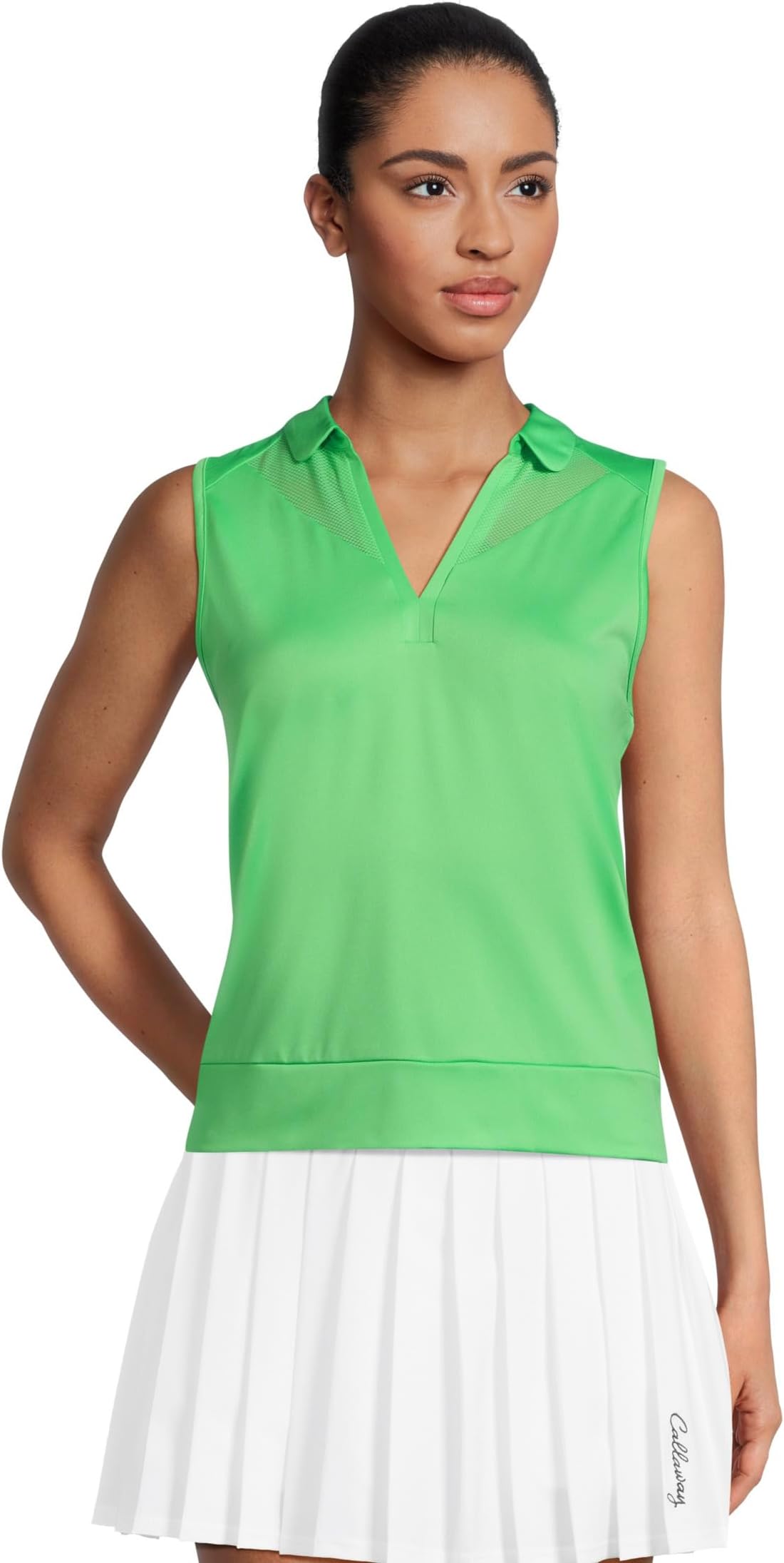 

Топ Callaway Sleeveless Top With Mesh Inserts, цвет Spring Bouquet