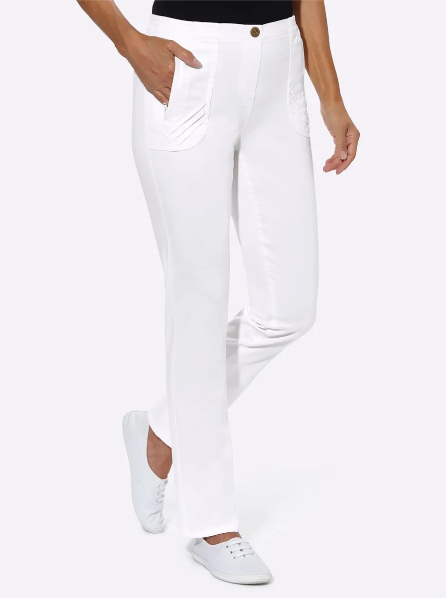 

Джинсы без застежек Classic Basics (1 шт.), белый