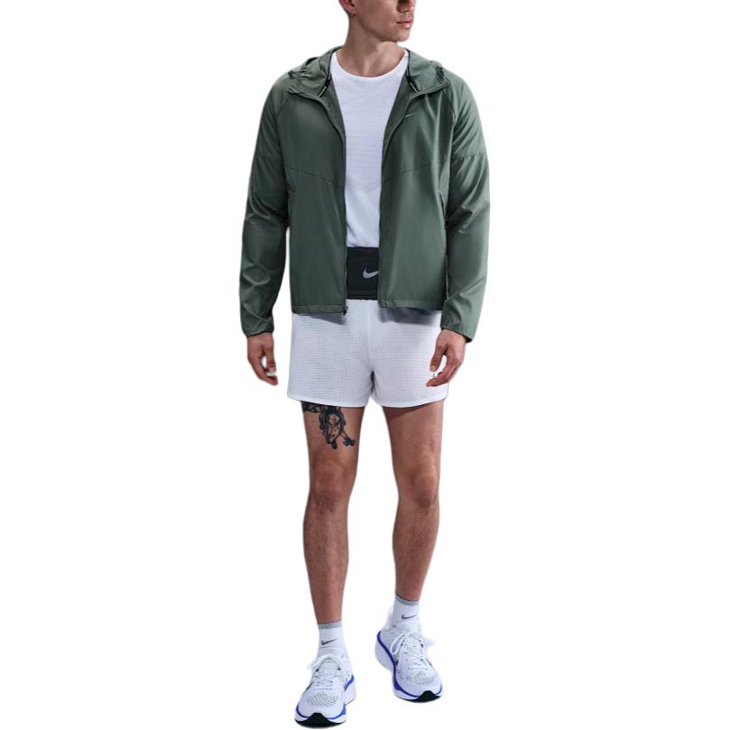 Nike Куртка MILER мужская землянисто-зеленая, Earth Green — фото 3