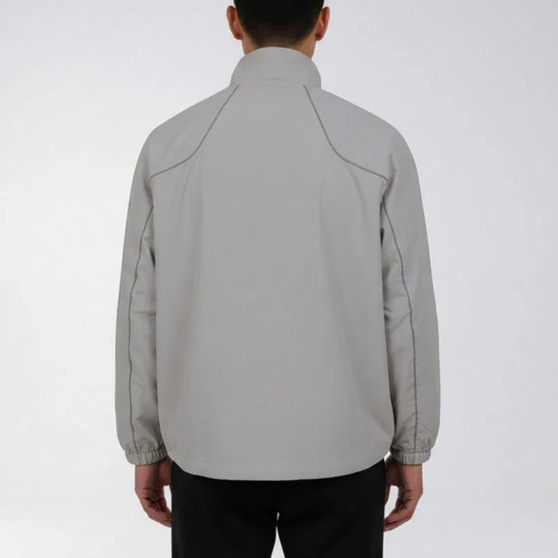 Куртка мужская Light Gray, стойка, умеренная, Other Adidas — фото 3