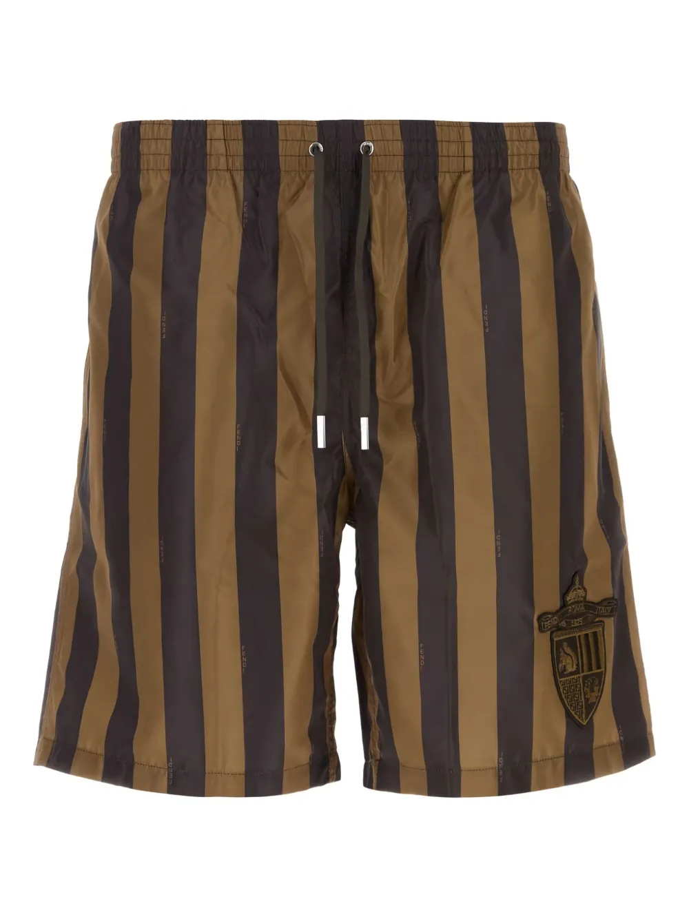 

Шорты с принтом FENDI, коричневый