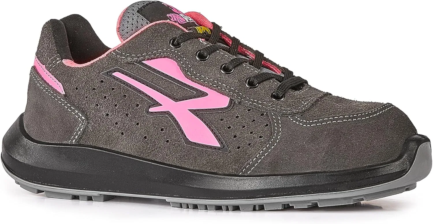 Защитная обувь U Power Unisex Electra S ESD S1ps Fo Sr, Bleigrau Fuchsia — фото 2