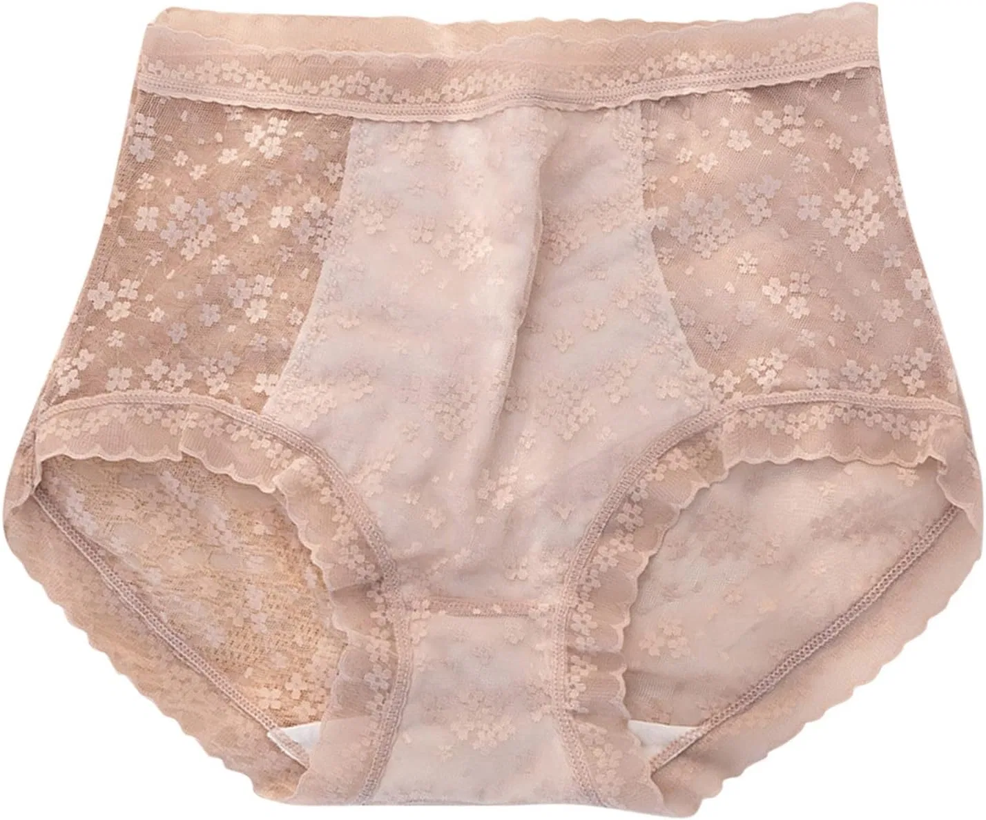 Generic Женские трусики-бикини с высокой талией и кружевом больших размеров для комфорта и стиля, идеально подходят для повседневной носки, D