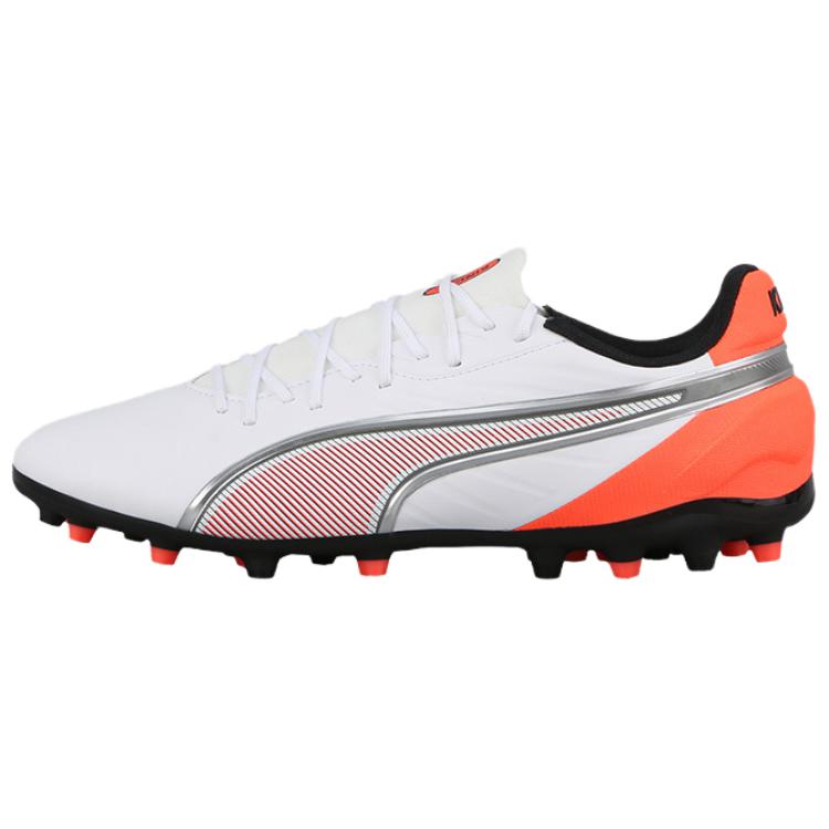 Футбольные бутсы KING MATCH унисекс PUMA, White Silver Red