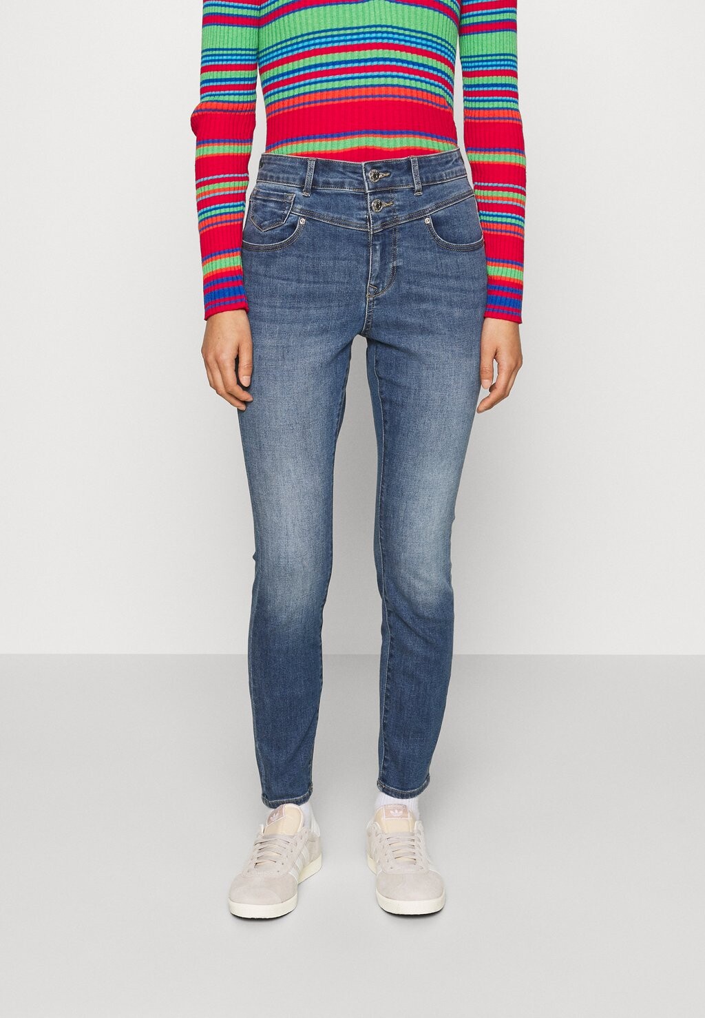 

Джинсы Skinny Fit Onlwauw ONLY Petite, цвет medium blue denim