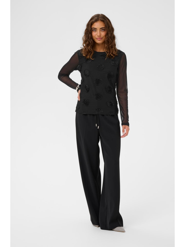 

CULTURE Футболка с длинными рукавами CUmascha Fitt черного цвета