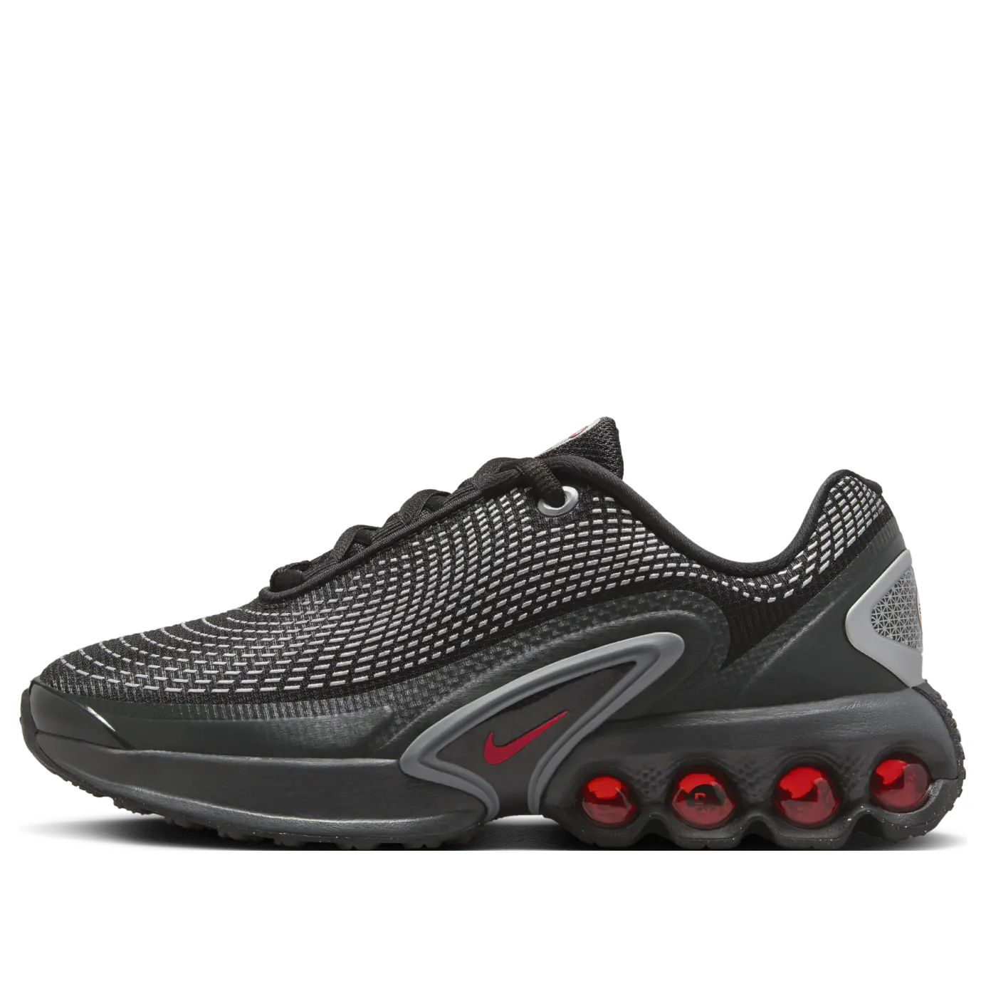 

Кроссовки (GS) Nike Air Max Dn 'Black Metallic Silver University Red'