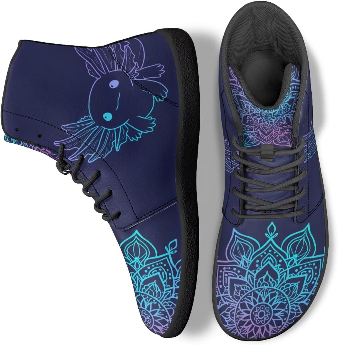 

Кроссовки для ходьбы для женщин и мужчин, противоскользящие, для бега, высокие теннисные спортивные обувь Ecaestolph, синий