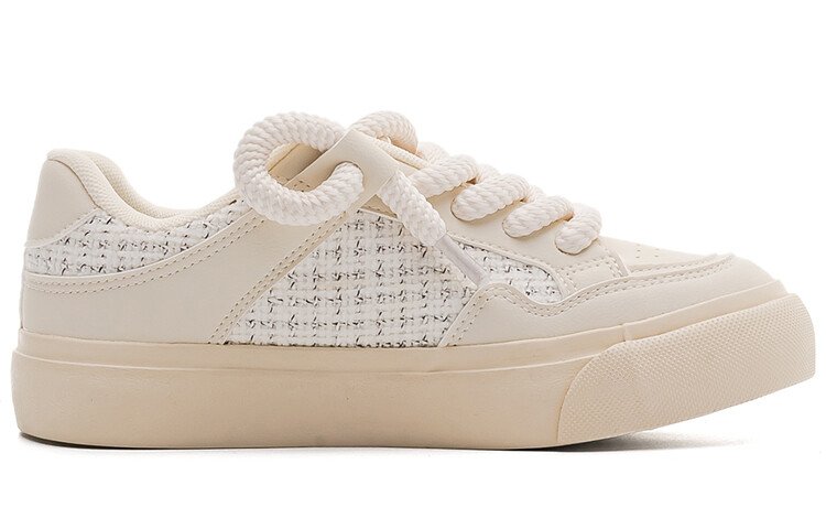 

Кроссовки WARRIOR Skateboard Shoes Women's Low-Top Beige, Бежевый, Кроссовки WARRIOR Skateboard Shoes Women's Low-Top Beige