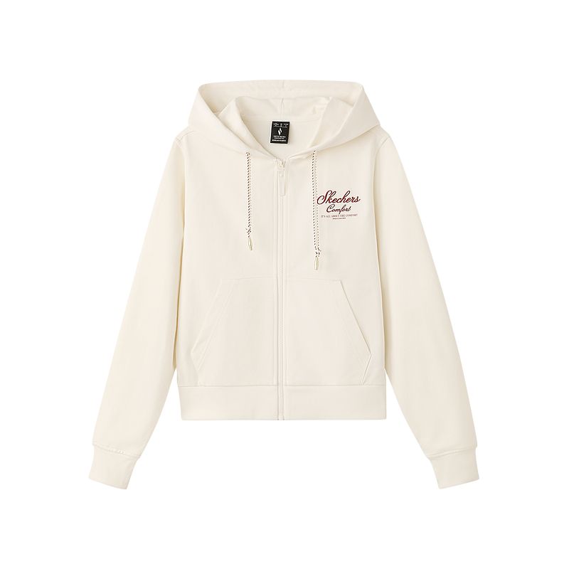 

Женская спортивная куртка Skech Sweats FW25 Skechers, gardenia/01b4