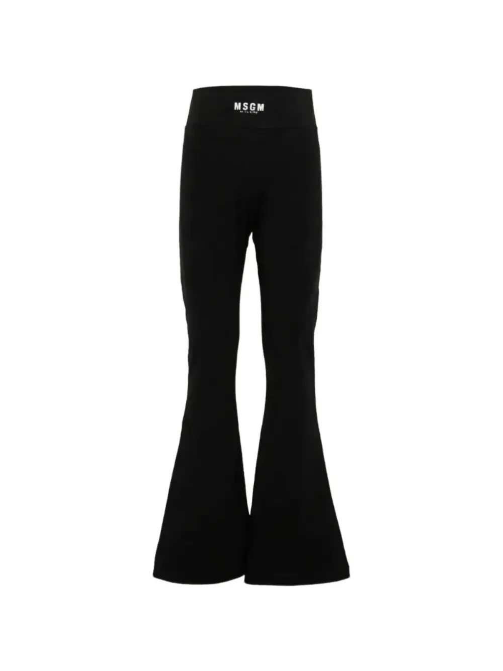 Расклешенные брюки Msgm Kids, черный
